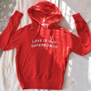 Spiritual Gangster Cropped Hooded sweatshirt,  super soft with a worn in feel.